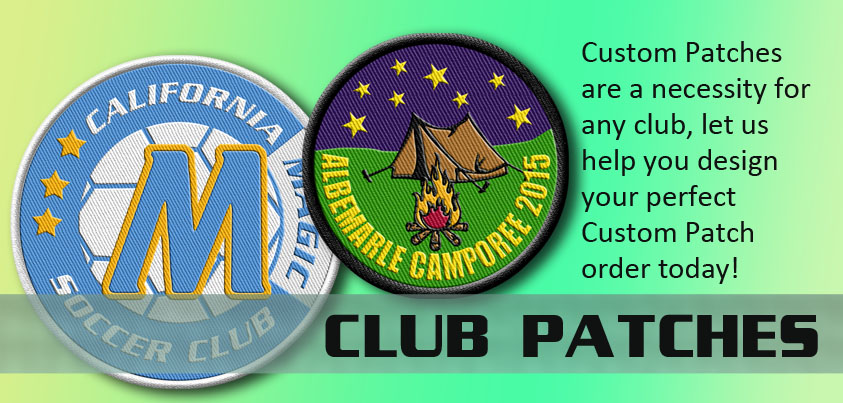 Club Patches from FactoryDirectPatches.com